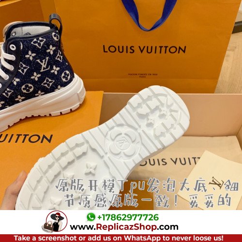 Louis Vuitton High Top Sneakers - Image 4