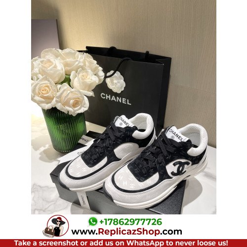 Chanel Low Top Sneakers - Image 4