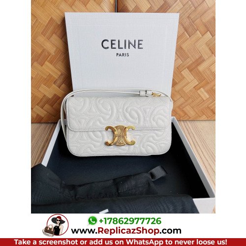 Celine Quilted LambTriomphe Bag-20 X 10 X 4CM