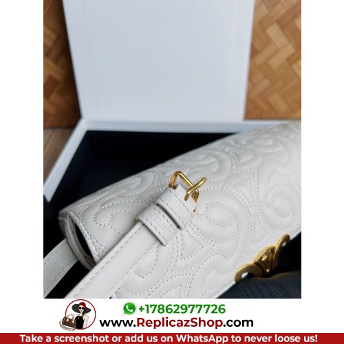 Celine Quilted LambTriomphe Bag-20 X 10 X 4CM - Image 6
