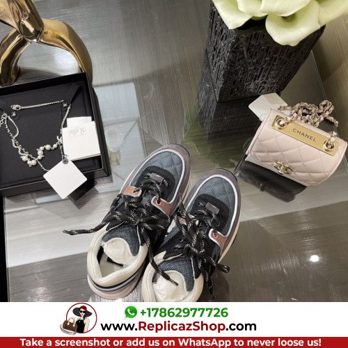 Chanel Low Top Sneakers - Image 4