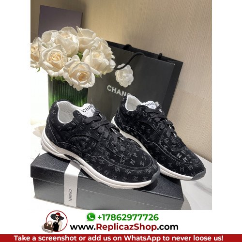 Chanel Low Top Sneakers - Image 4