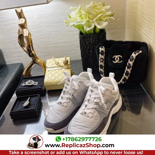 Chanel Low Top Sneakers - Image 10