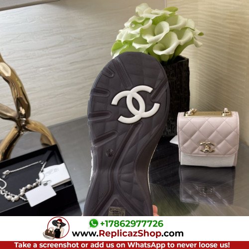 Chanel Low Top Sneakers - Image 4