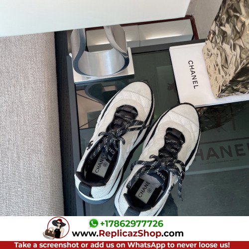 Chanel Low Top Sneakers - Image 4