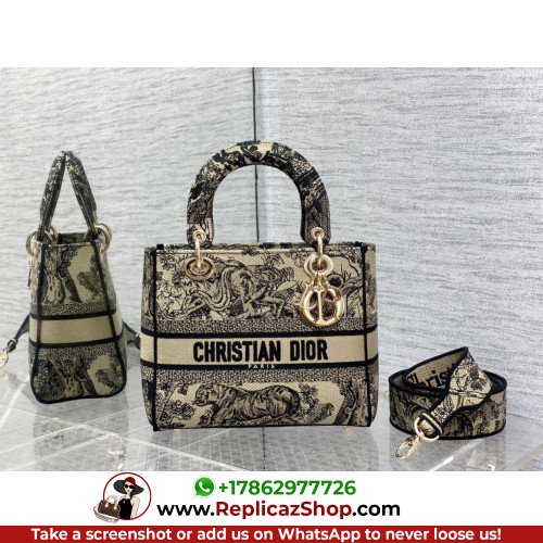 Dior Lady Dior 24cm Medium - Image 3