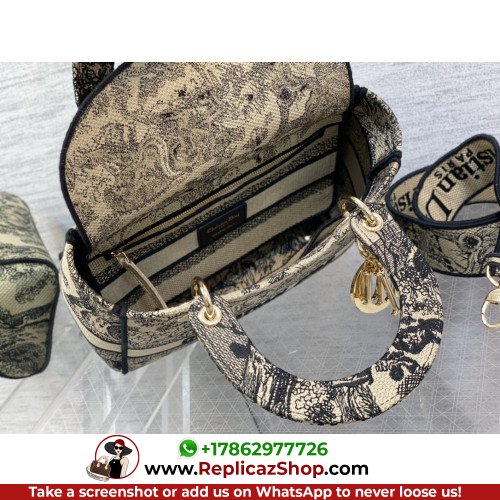 Dior Lady Dior 24cm Medium - Image 9