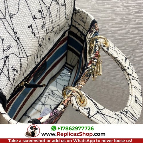 Dior Lady Dior 24cm Medium - Image 6