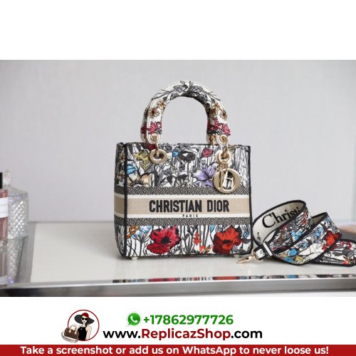 Dior Lady Dior 24cm Medium - Image 8