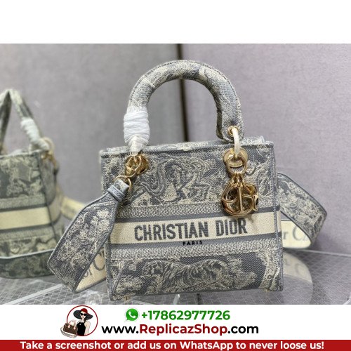 Dior Lady Dior 24cm Medium - Image 4