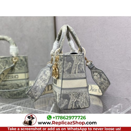 Dior Lady Dior 24cm Medium - Image 6