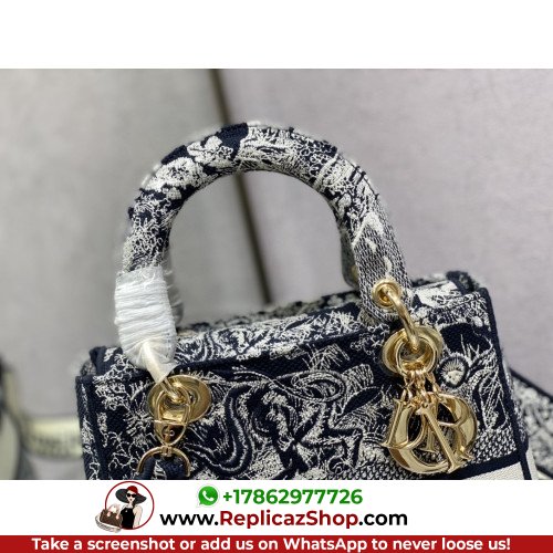 Dior Lady Dior 24cm Medium (Copy) - Image 5