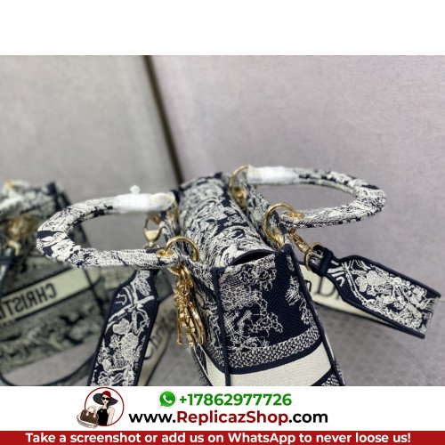 Dior Lady Dior 24cm Medium (Copy) - Image 7