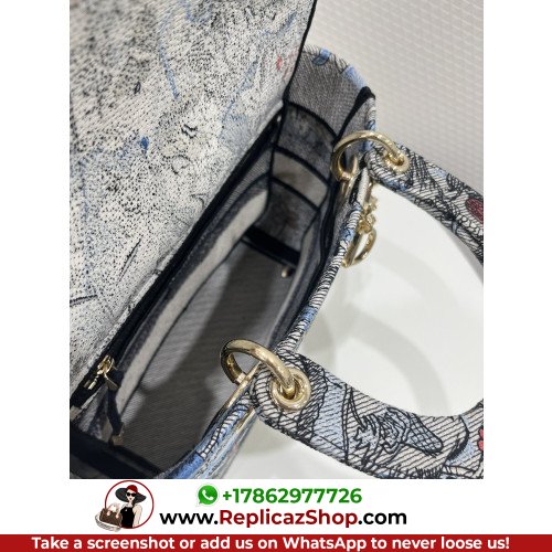 Dior Lady Dior 24cm Medium - Image 9