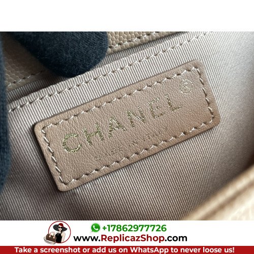 Chanel Boy Bag Caviar 20cm Small Lushentic AAAAA grade replica - Image 5