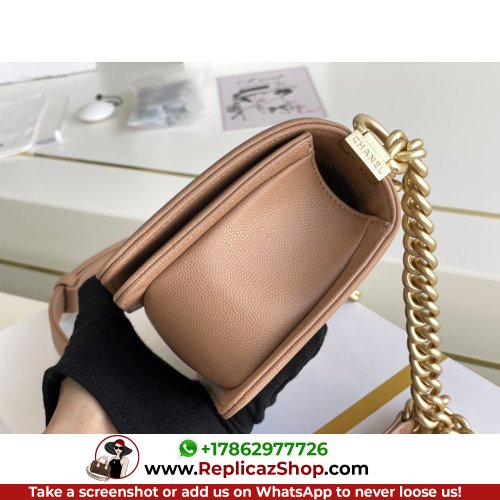 Chanel Boy Bag Caviar 20cm Small Lushentic AAAAA grade replica - Image 7