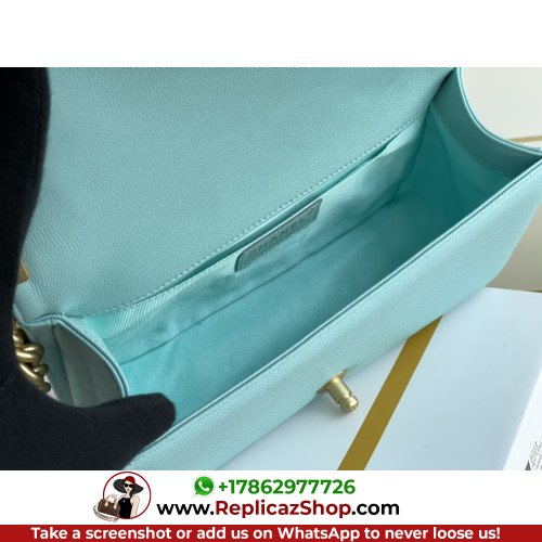 Chanel Boy Bag Caviar 25cm Medium Lushentic AAAAA grade replica - Image 9