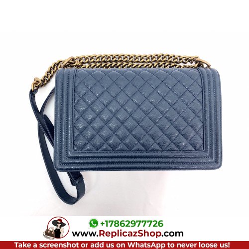 Chanel Boy Bag Caviar 28cm New Medium Lushentic AAAAA grade replica - Image 6