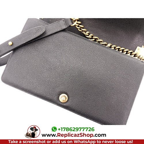 Chanel Boy Bag Caviar 28cm New Medium Lushentic AAAAA grade replica - Image 6
