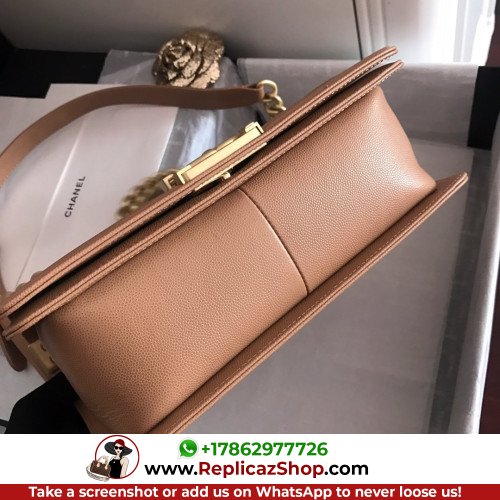 Chanel Boy Bag Caviar 25cm Medium Lushentic AAAAA grade replica - Image 2