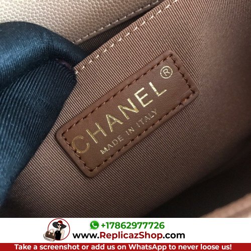 Chanel Boy Bag Caviar 25cm Medium Lushentic AAAAA grade replica - Image 6