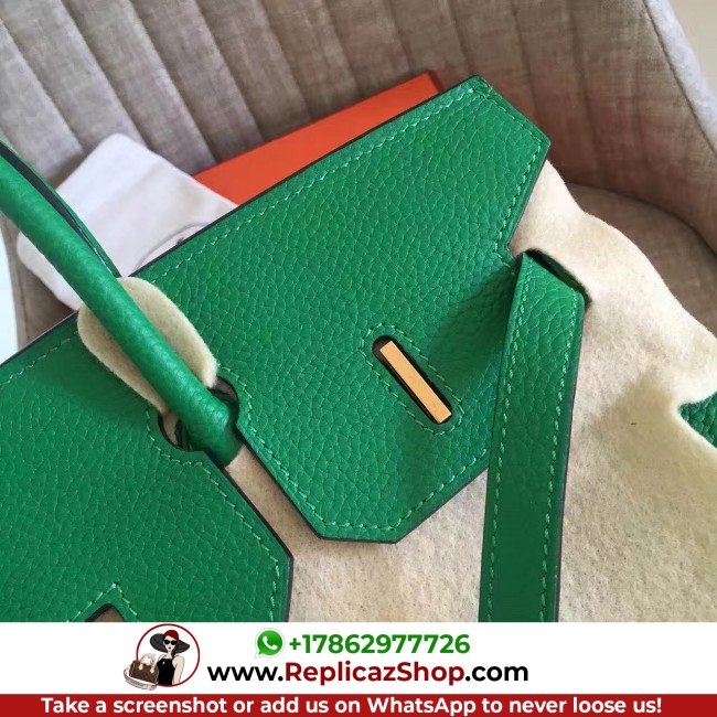 Hermes Bamboo Clemence Birkin 35cm Lushentic AAAAA Grade Replica - Image 5