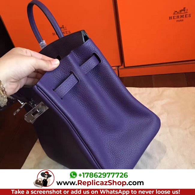 Hermes Iris Clemence Birkin 35cm Lushentic AAAAA Grade Replica - Image 4