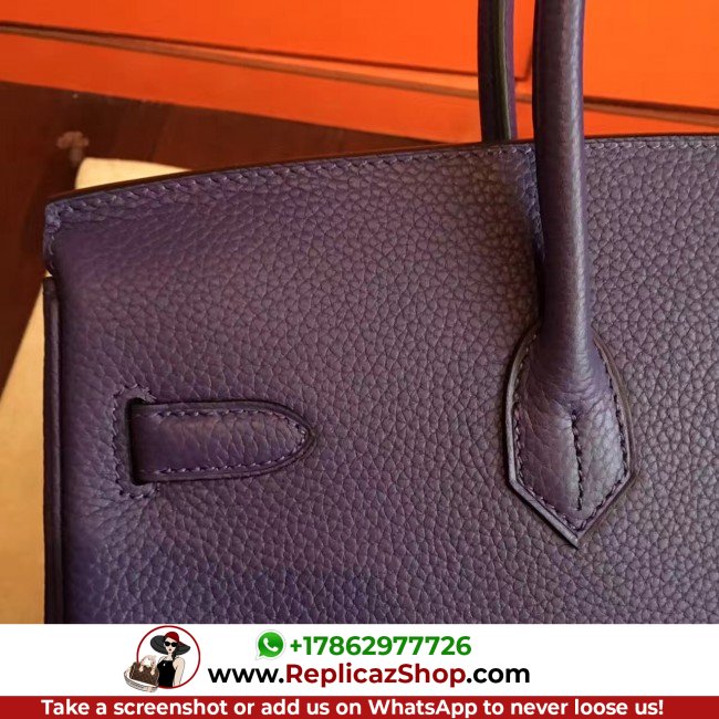Hermes Iris Clemence Birkin 35cm Lushentic AAAAA Grade Replica - Image 7