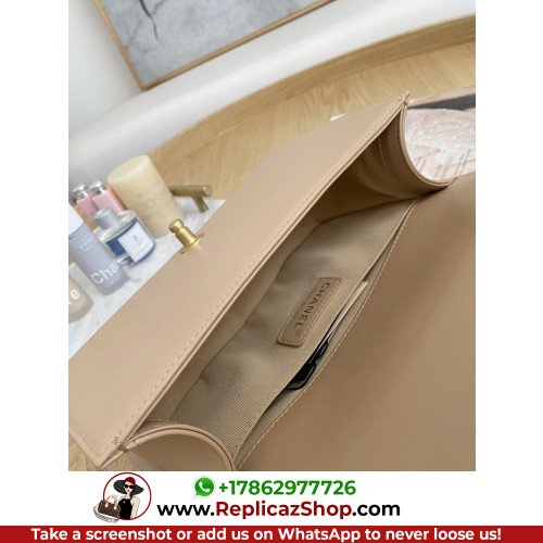 Chanel Boy Bag Caviar 25cm Medium Lushentic AAAAA grade replica - Image 5