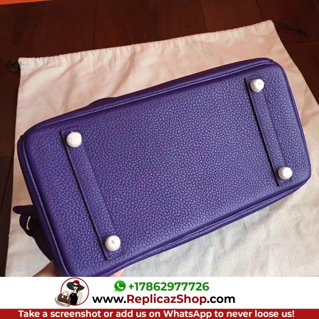 Hermes Iris Clemence Birkin 30cm Lushentic AAAAA Grade Replica - Image 8