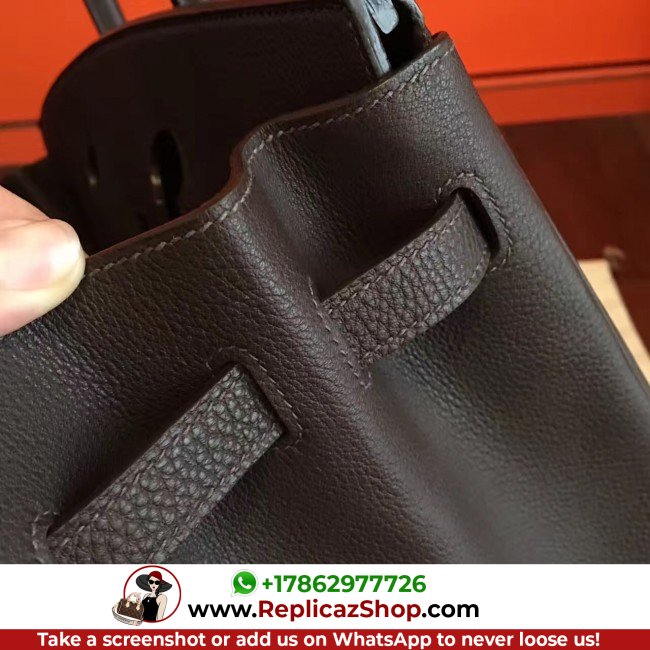 Hermes Cafe Clemence Birkin 35cm Lushentic AAAAA Grade Replica - Image 6