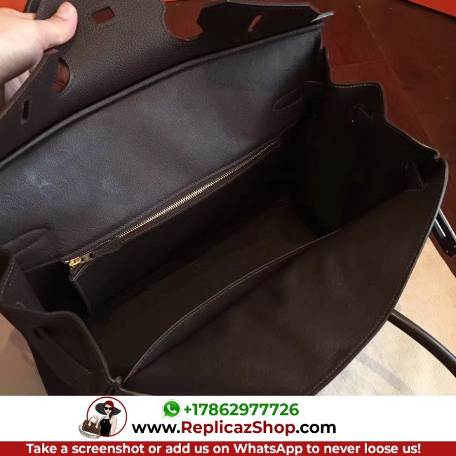 Hermes Cafe Clemence Birkin 35cm Lushentic AAAAA Grade Replica - Image 7