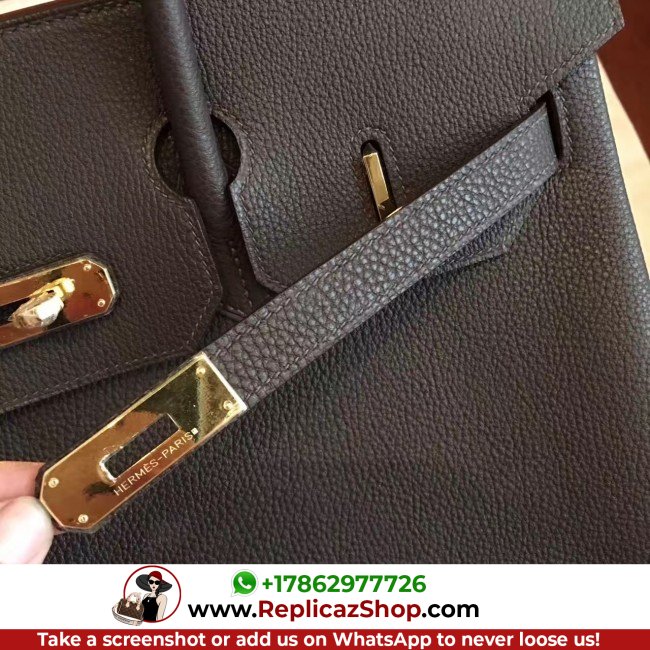 Hermes Cafe Clemence Birkin 35cm Lushentic AAAAA Grade Replica - Image 8
