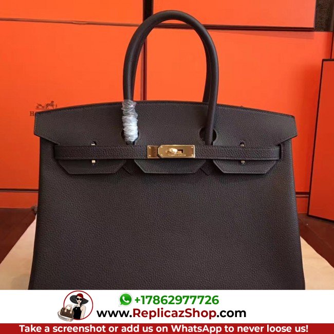 Hermes Cafe Clemence Birkin 35cm Lushentic AAAAA Grade Replica