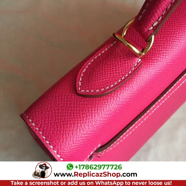 Hermes Rose Tyrien Epsom Kelly 32cm Sellier Lushentic AAAAA Grade Replica - Image 4