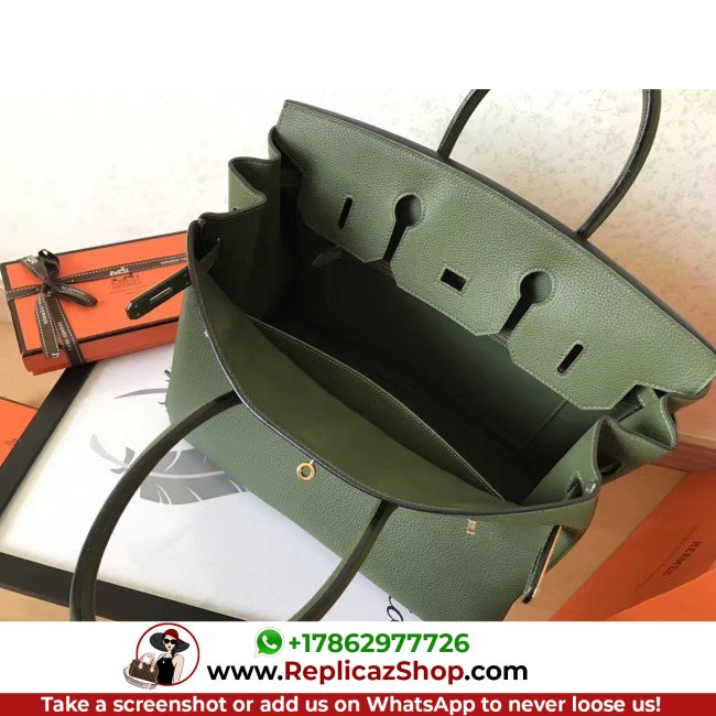 Hermes Canopee Clemence Birkin 30cm Lushentic AAAAA Grade Replica - Image 4