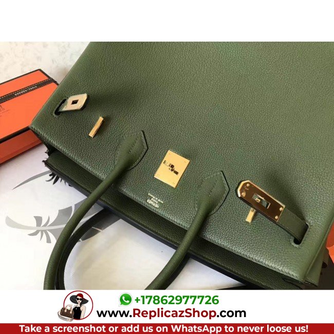 Hermes Canopee Clemence Birkin 30cm Lushentic AAAAA Grade Replica - Image 7