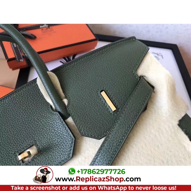 Hermes Canopee Clemence Birkin 30cm Lushentic AAAAA Grade Replica - Image 9