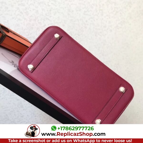 Hermes Ruby Epsom Birkin 30cm Lushentic AAAAA Grade Replica - Image 4
