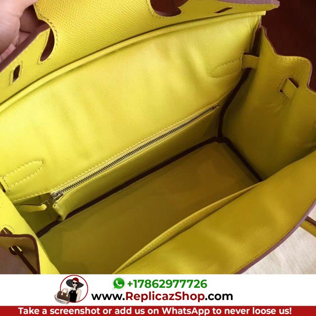 Hermes Jaune Epsom Birkin 35cm Lushentic AAAAA Grade Replica - Image 5