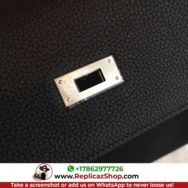 Black Clemence Kelly Retourne 32cm Lushentic AAAAA Grade Replica - Image 8