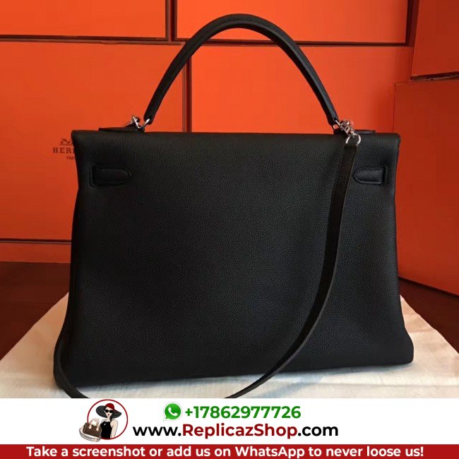 Black Clemence Kelly Retourne 32cm Lushentic AAAAA Grade Replica - Image 9