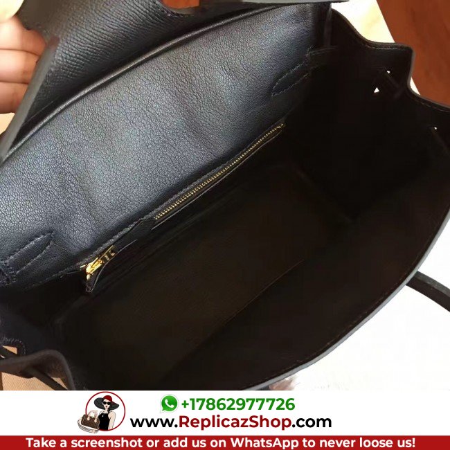 Hermes Black Epsom Birkin 25cm Lushentic Grade Replica - Image 9