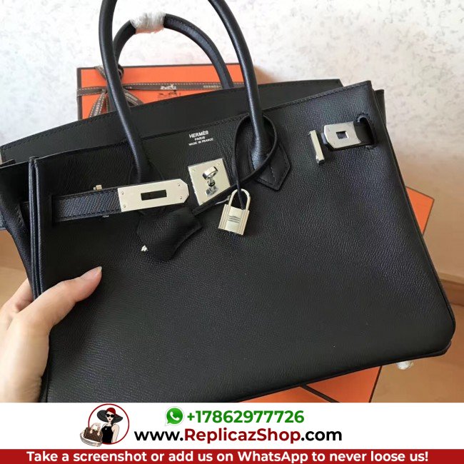 Hermes Black Epsom Birkin 30cm Lushentic AAAAA Grade Replica