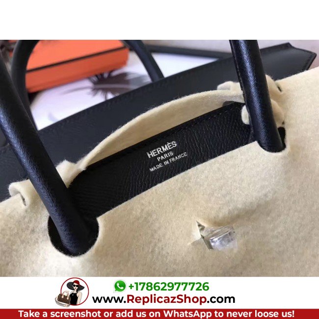 Hermes Black Epsom Birkin 30cm Lushentic AAAAA Grade Replica - Image 6
