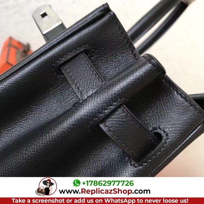Hermes Black Epsom Birkin 30cm Lushentic AAAAA Grade Replica - Image 2