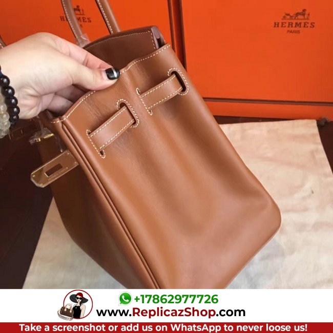 Hermes Gold Swift Birkin 35cm Lushentic AAAAA Grade Replica - Image 5