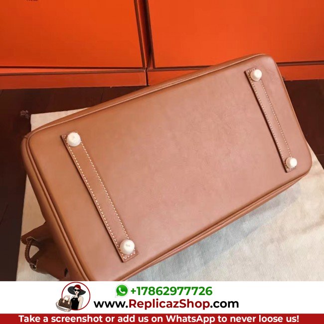 Hermes Gold Swift Birkin 35cm Lushentic AAAAA Grade Replica - Image 8