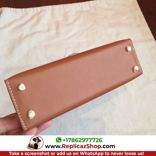 Hermes Gold Swift Kelly Mini II 20cm Lushentic AAAAA Grade Replica - Image 5