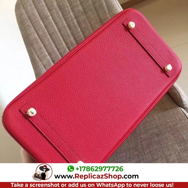 Hermes Blue Electric Birkin 30cm Crocodile Niloticus Lushentic AAAAA Grade Replica - Image 10